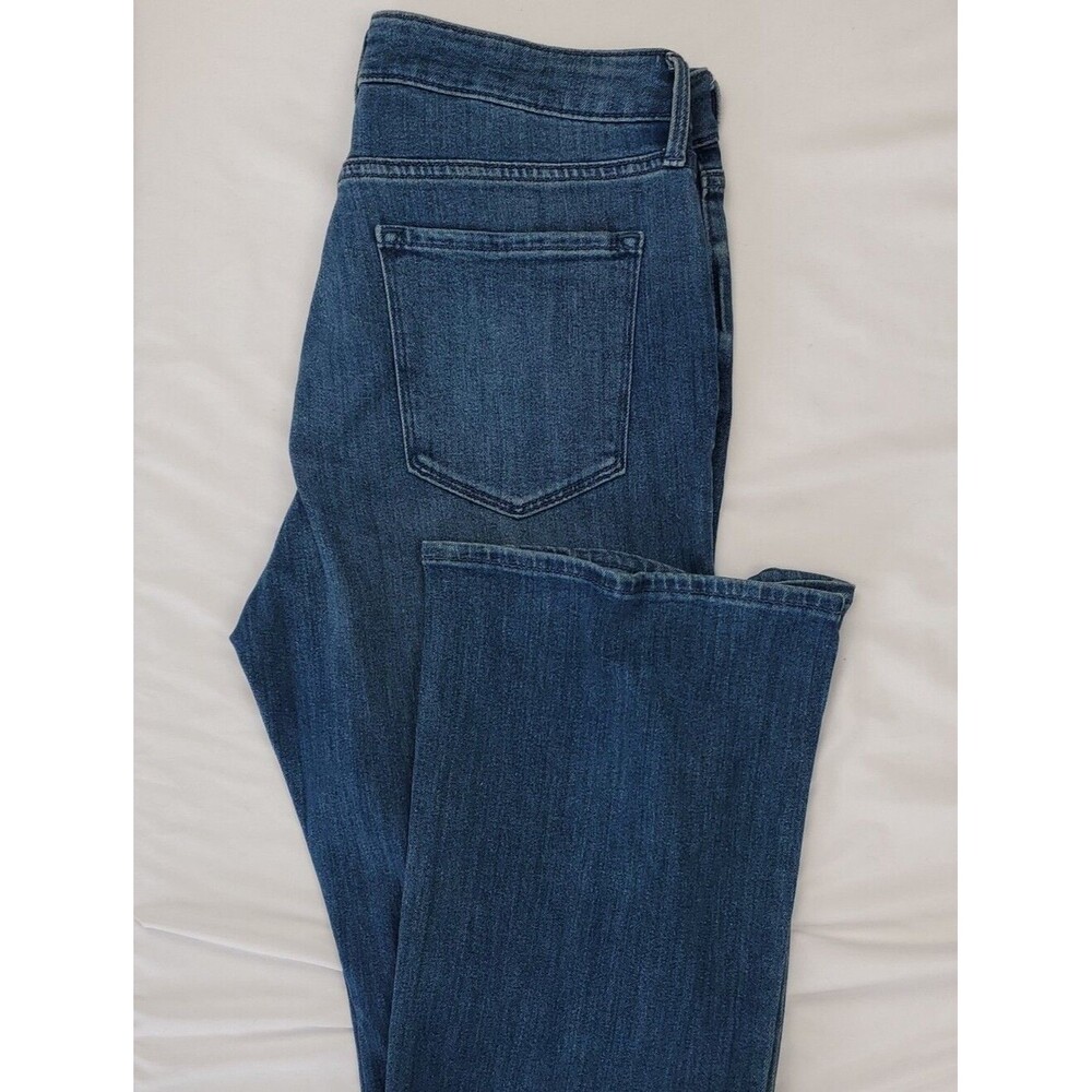 Old Navy High Rise Flare Jeans | Womens Dark Blue Wash Denim Pants Size 12